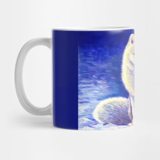 Peaceful Winter Arctic Fox Mug